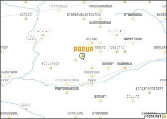 map of Pårup