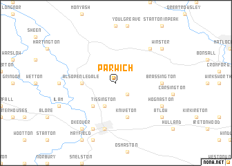 map of Parwich