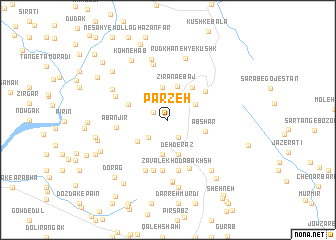 map of Parzeh