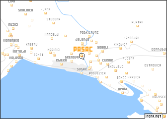 map of Pašac