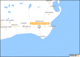 map of Pasa de Marín