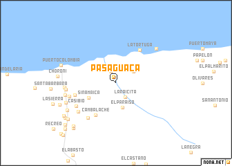 map of Pasaguaca
