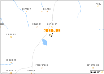 map of Pasajes