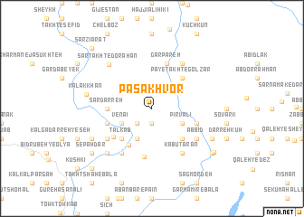 map of Pas Ākhvor
