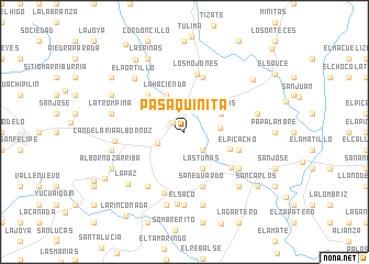 map of Pasaquinita