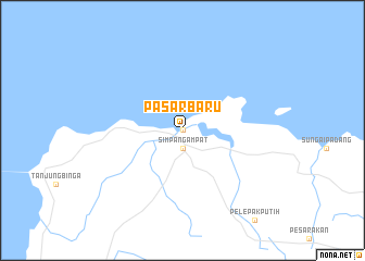 map of Pasarbaru