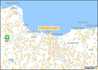 map of Pasar Ikan