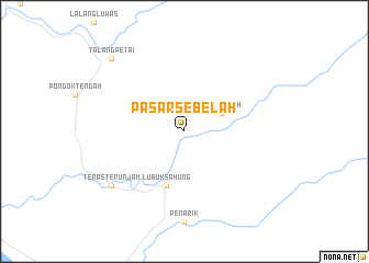 map of Pasarsebelah