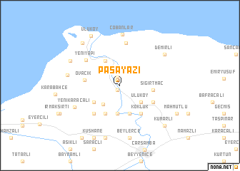 map of Paşayazı