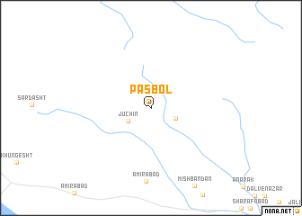 map of Pas Bol