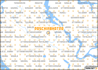 map of Paschim Bhātra