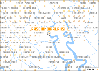 map of Paschim Birālākshi