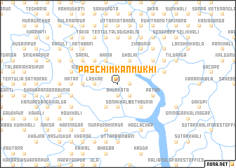 map of Paschim Kānmukhi