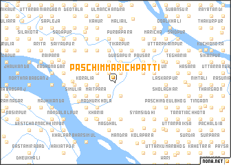 map of Paschim Marichpatti