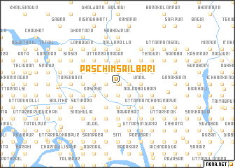map of Paschim Sāilbāri