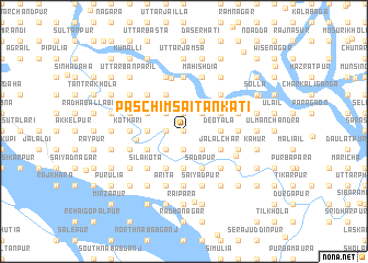 map of Paschim Saitānkāti