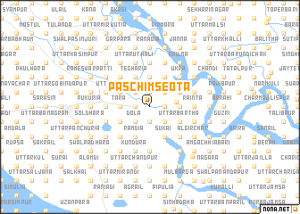map of Paschim Seota