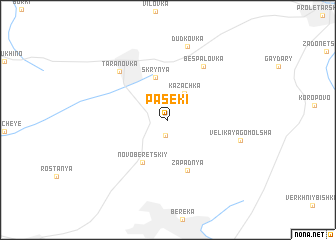 map of Paseki