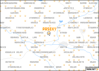 map of Paseky