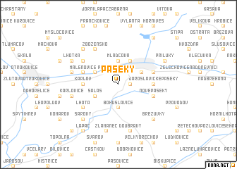 map of Paseky