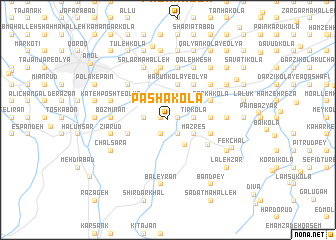 map of Pāshā Kolā