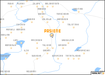 map of Pasiene