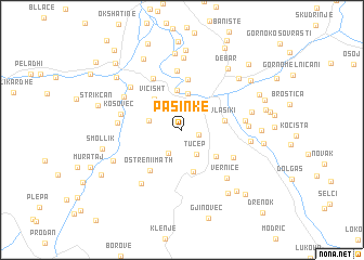 map of Pasinkë