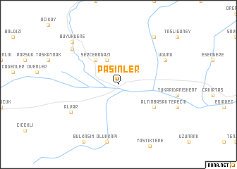 map of Pasinler
