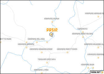 map of Pasir