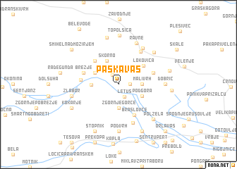 map of Paška Vas