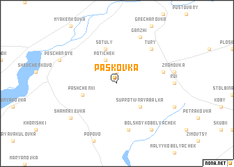 map of Pasʼkovka