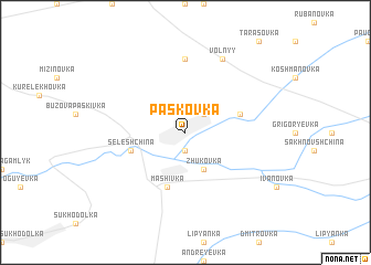 map of Pasʼkovka