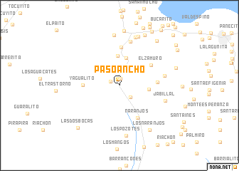 map of Paso Ancho