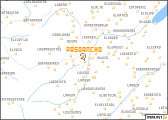 map of Paso Ancho