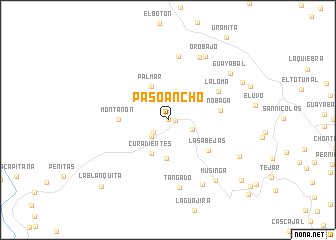 map of Paso Ancho