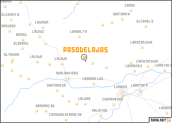 map of Paso de Lajas