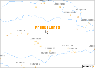 map of Paso del Hato