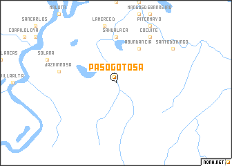 map of Paso Gotosa