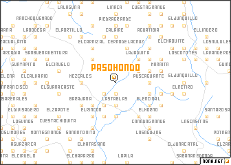 map of Paso Hondo