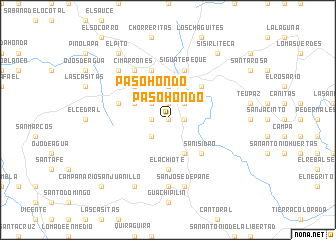 map of Paso Hondo