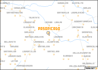 map of Paso Picado