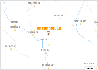 map of Pasorapilla