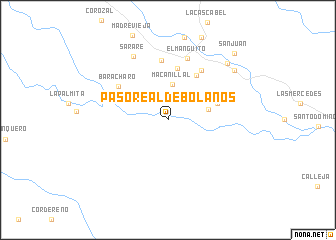 map of Paso Real de Bolaños