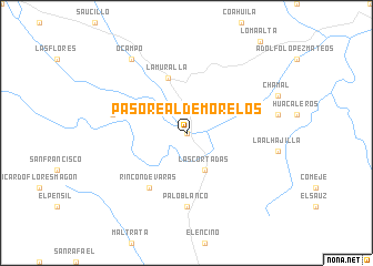 map of Paso Real de Morelos