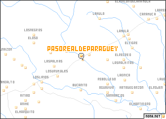 map of Paso Real de Paragüey