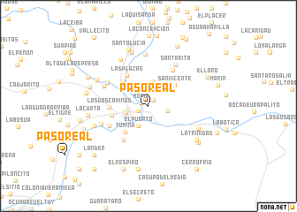 map of Paso Real