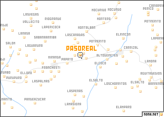 map of Paso Real