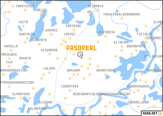 map of Paso Real