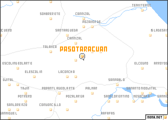 map of Paso Taracuán