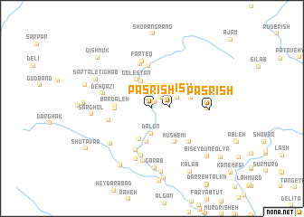 map of Pas Rīsh